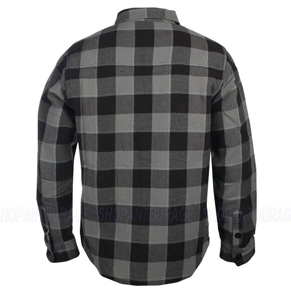 Sullen Art Collective Fang SCM5876 Long Sleeve Button Up Flannel Men`s Shacket - Picture 2 of 8
